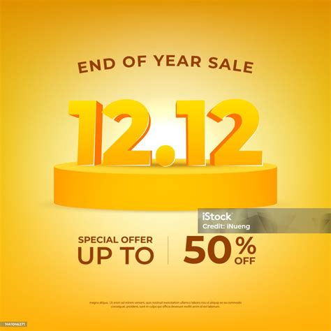 1212 Shopping Day Poster Or Banner 1212 End Of Year Sale Banner