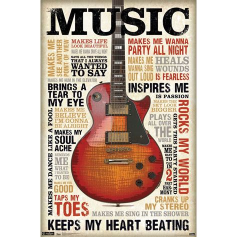 Trends International Music Inspires Me Wall Poster X