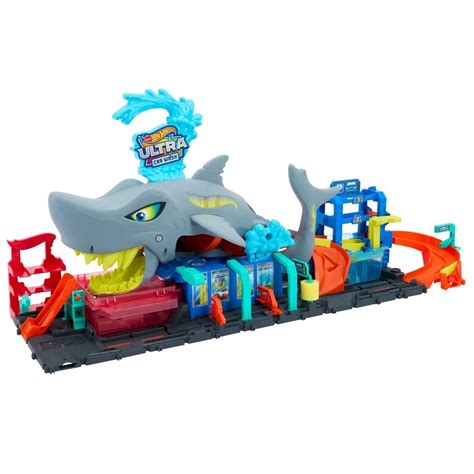 Pista Lava Rapido Ultra Tubarão Carrinho Color Reveal Hot Wheels City Mattel Shopee Brasil