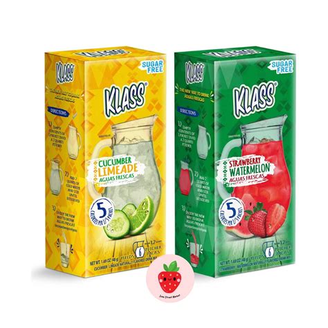 Klass Aguas Frescas Variety Pack Sugar Free Drink Mix Cucumber Limeade