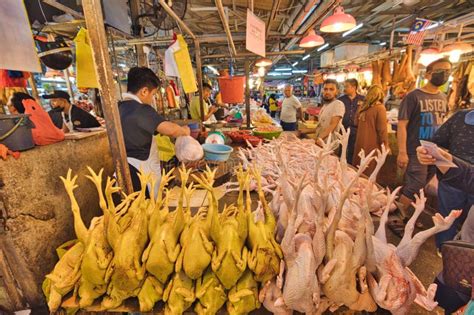 Chow Kit Road Wet Market Of Kuala Lumpur Editorial Stock Image Image