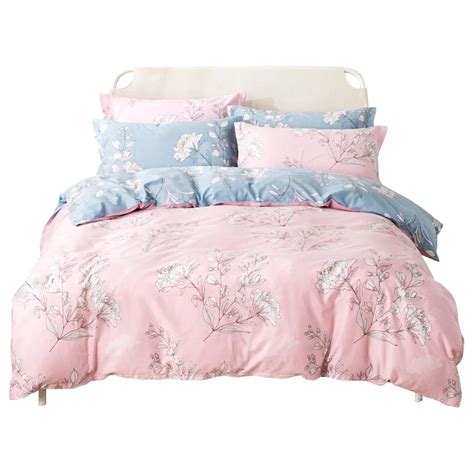 Adang Series Full Size Reactive Printing Cotton Fabric Bedding Set Of