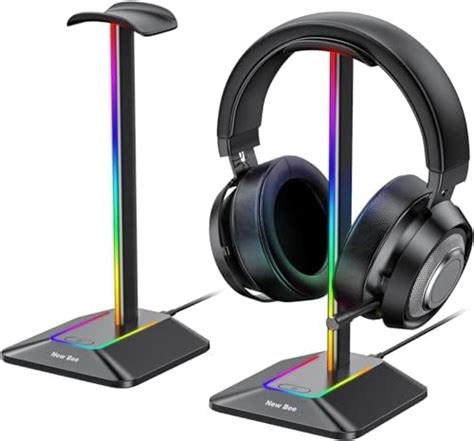 New bee RGB Kopfhörer Ständer mit Wireless Ladegerät Gaming Headset