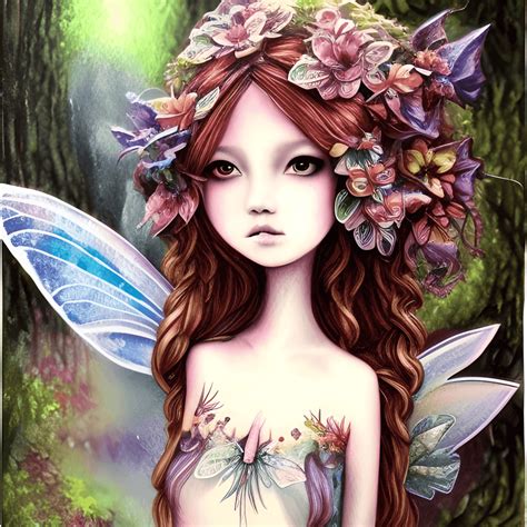 Fantasy Forest Fairy Sprite · Creative Fabrica