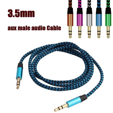 Jual Kabel Aux Jack Mm Male To Male Audio Cable Indonesia Shopee