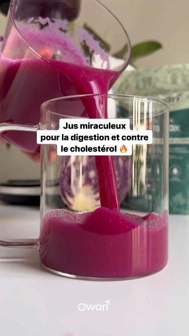 Jus Pour La Digestion Et Contre Le Cholest Rol Owari Recettes De