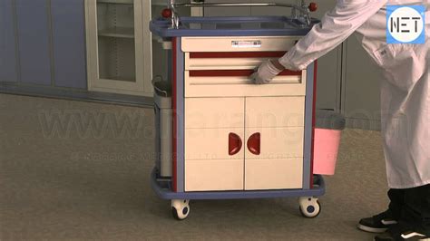 Treatment Trolley Made Of Abs Item Code Hf Youtube