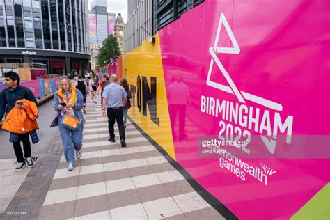 Signage Promoting The Proud Host City Of The Birmingham 2022 News Photo Getty Images