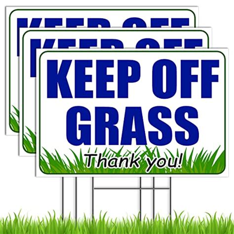 Best Keep Off The Grass Signs