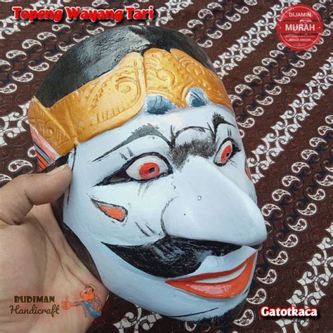 Jual Topeng Wayang Tari Klana Karakter Gatotkaca Di Lapak Budiman