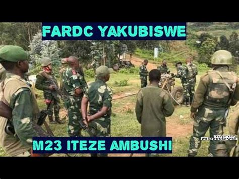 UPDATES M23 Yihanije FARDC Na Wazalendo Murugamba Rwa KITCHANGA