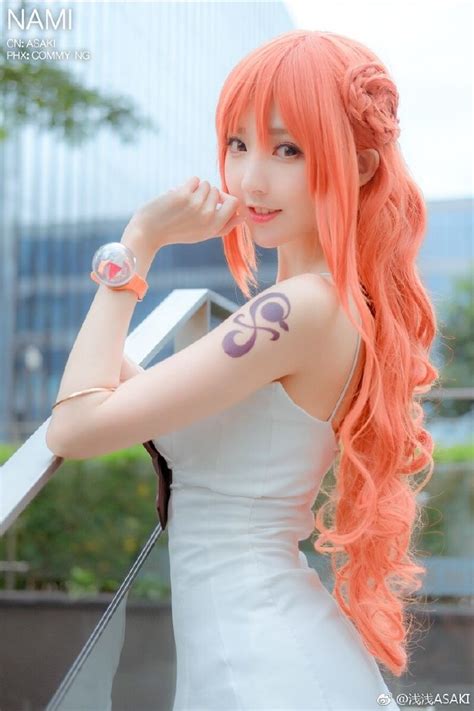 Asaki S Weibo Weibo Nami Cosplay Cosplay Woman One Piece Cosplay