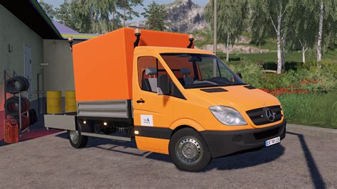 Mercedes Benz Sprinter Strassenmeisterei Pack V Farming