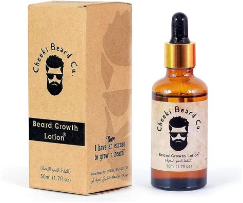 Cheeki Beard Growth Oil For Men Faster Beard Growth Thicker Looking