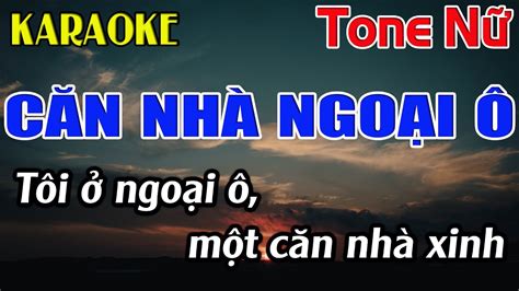 C N Nh Ngo I Karaoke Tone N Karaoke Ng Kh I Beat M I Youtube