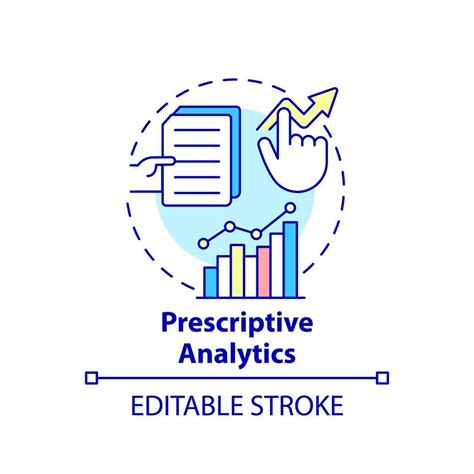 Prescriptive Analytics Concept Icon Business Data Analysis Type