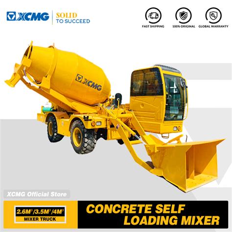 Xcmg Official Mobile Concrete Truck Mixer Machine M Capacity Self