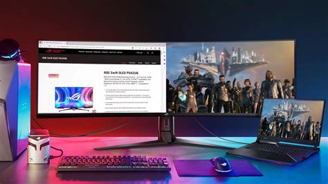 The ROG Strix XG49WCR Is An Ultra Wide Curved Monitor