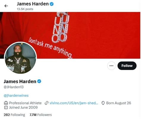 James Harden Unfollowed 76ers Exec Daryl Morey On X Or Twitter