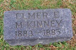 Elmer E Mckinney M Morial Find A Grave