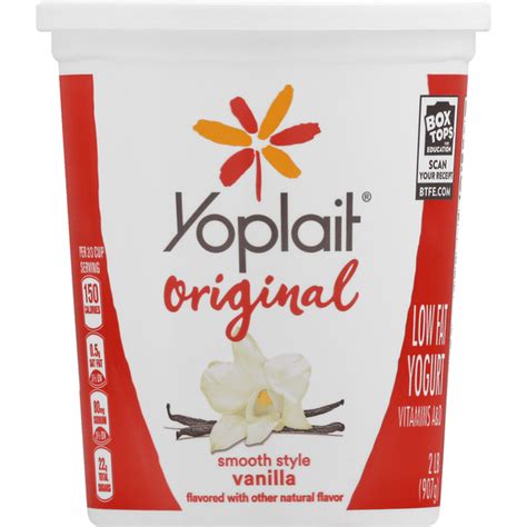 Yoplait Yogurt Low Fat Smooth Style Vanilla Original 2 Lb Instacart