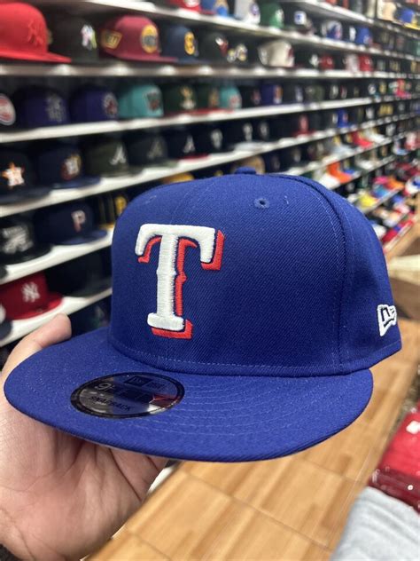 Texas Rangers Royal Blue Mlb New Era 9fifty Adjustable Snapback Ebay