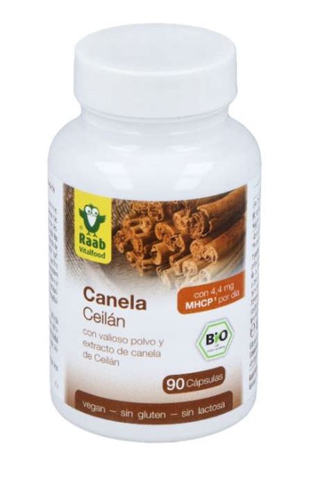 Canela Ceilán Bio 90 Cápsulas Raab Vitalfood