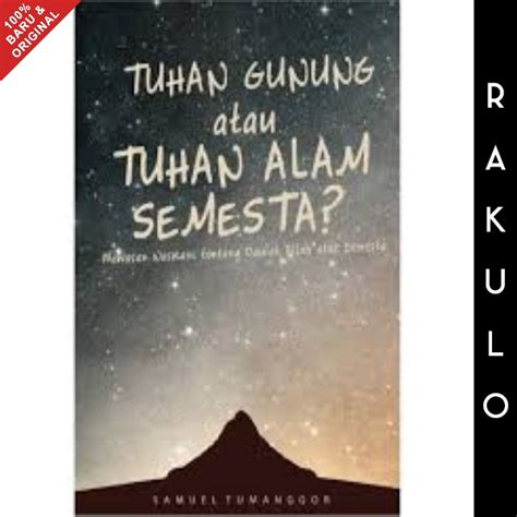 Jual Buku Tuhan Gunung Atau Tuhan Alam Semesta Shopee Indonesia