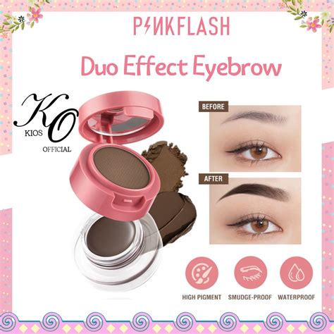 Jual Pinkflash Duo Effect Eyebrow Kit Shopee Indonesia