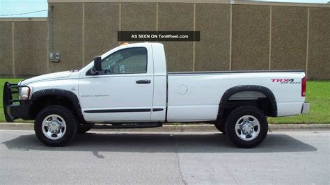 2006 Dodge Ram 2500 Regular Cab Cummins 5 9l Diesel 4x4 Slt