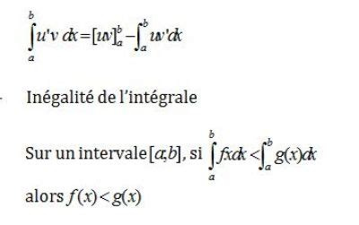 Intégrales Cours Fiches de révision