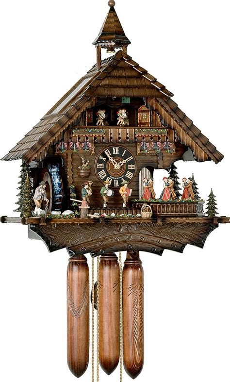 Horloge coucou en Chalet mouvement 8 jours 50cm de Hönes Cuckoo clock