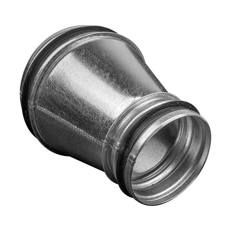 Vent Systems 6 Inch To 4 Inch Galvanized Steel Duct Reducer With Rubber Gasket Vent Adapter