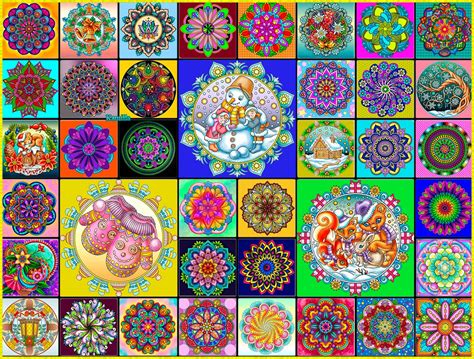 Solve Mandalas Jigsaw Puzzle Online With 252 Pieces