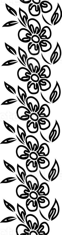 Black And White Lace Trim Png