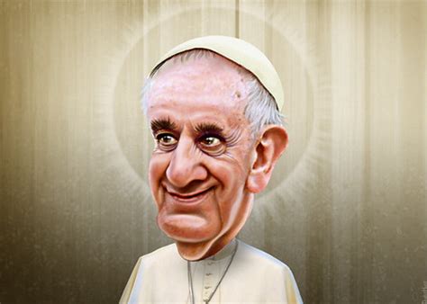 Pope Francis Caricature Jorge Mario Bergoglio Aka Franci Flickr