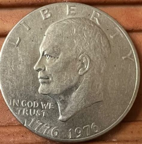 Eisenhower Liberty Bell Moon One Dollar Us Bicentennial Coin