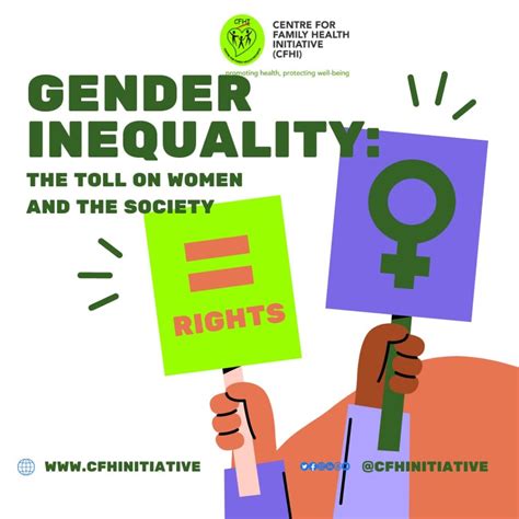 Speak Wednesday On Gender Inequality The Toll On Women And Society