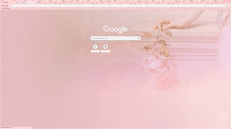 Rose Pink Chrome Theme Themebeta