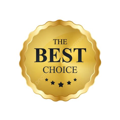 Best Choice Vector Design Images Gold Label The Best Choice Template