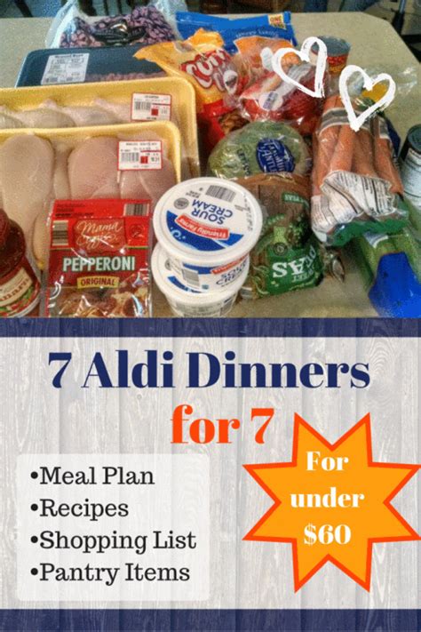 Cheap Meal Plans Aldi Meal Plan Cheap Easy Meals Cheap Healthy Meals