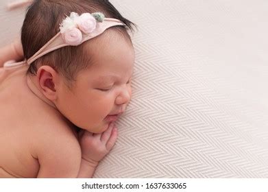 Top View Newborn Baby Sleeping Naked Stock Photo Shutterstock