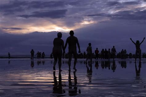 North East Skinny Dip At Druridge Bay In Northumberland Chronicle Live