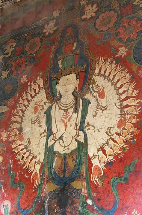 Kala Kshetram Thousand Armed Avalokiteshvara Mural Gyantse