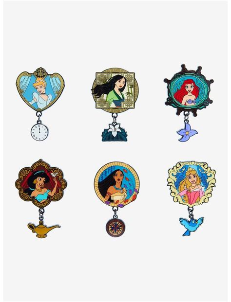 Loungefly Disney Princess Charm Blind Box Enamel Pin Hot Topic