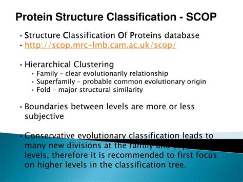 Ppt Protein Structure Classification Prediction And Proteomics