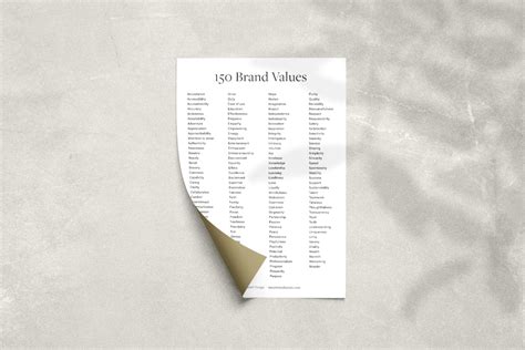 150 Brand Value Examples for your inspiration - Natsumi Nishizumi Design | Simple Branding