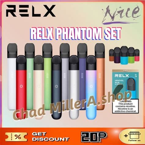 COD SET Relx1 Smoke Relex Pod Vape Vipe Smoke Original Rechargeable