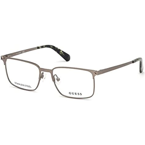 New Guess Gu 1965 009 Matte Gunmetal Eyeglasses 55mm With Guess Case True View Optics