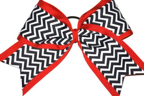 3 Inch Chevron Cheer Bow By Justcheerbows On Etsy 7 00 Cheerbows